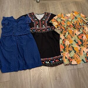 Vacation Dress Bundle- 3 Dresses included